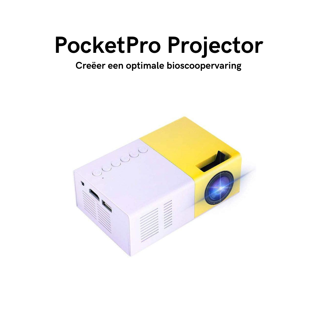 PocketPro Projector- Jou eigen thuis bioscoop!