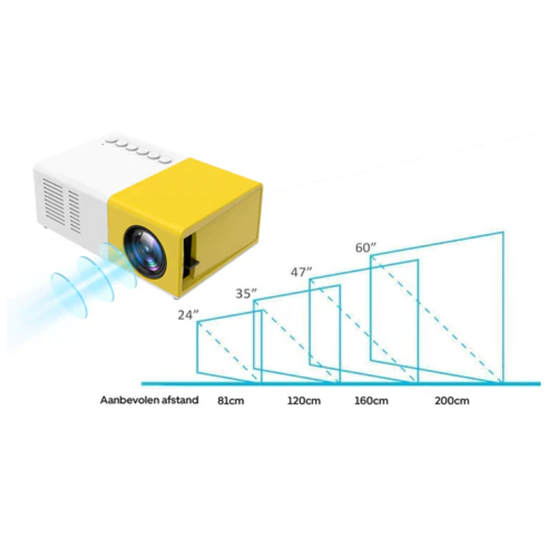 PocketPro Projector- Jou eigen thuis bioscoop!